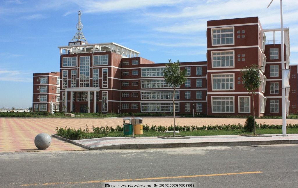 校园建筑物_学校建筑物_校园建筑物插画-最新