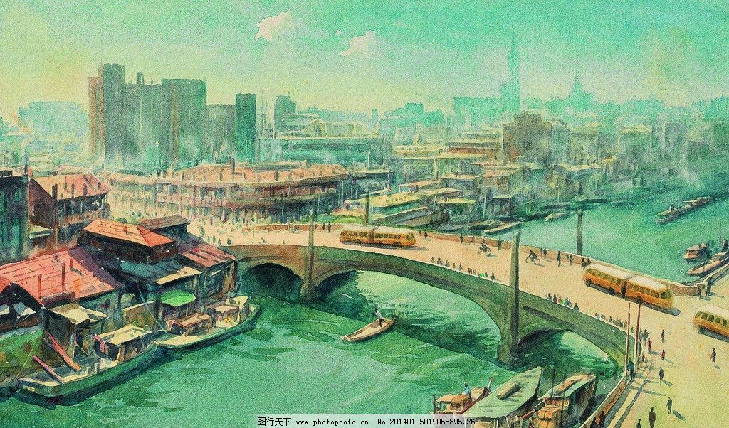 上海苏州河景图片