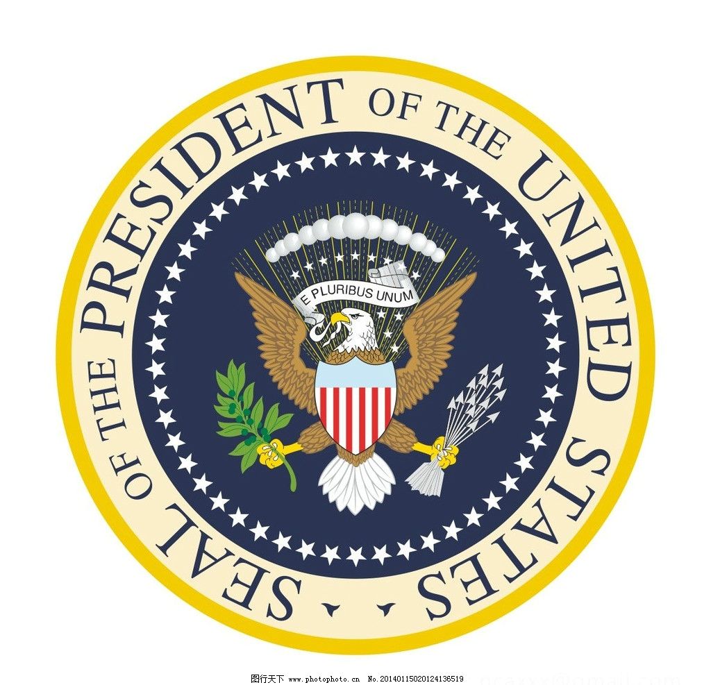 美国总统标志图片