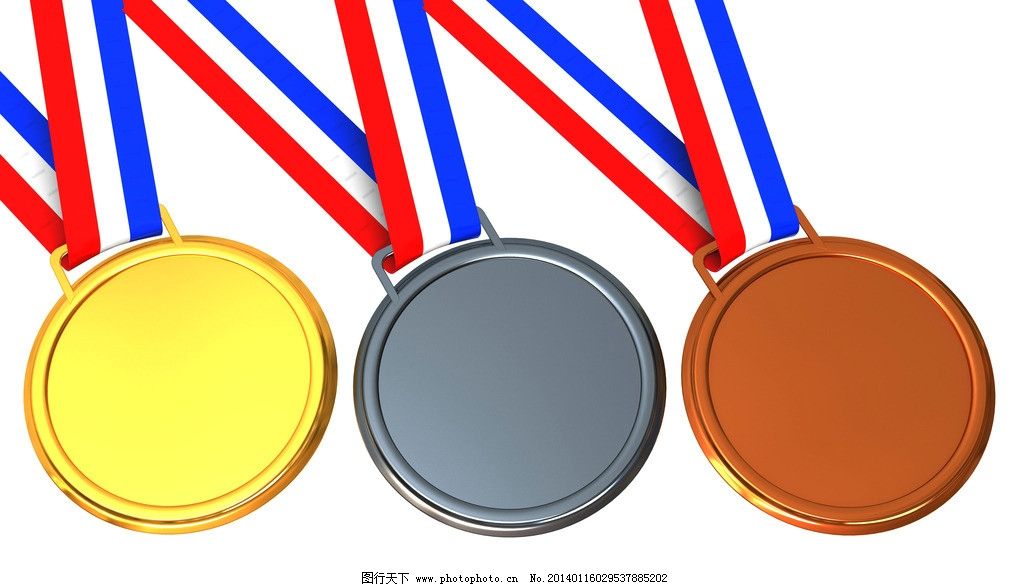 奖牌设计图片,金牌 第一名 冠军 奖励 奖章-图行