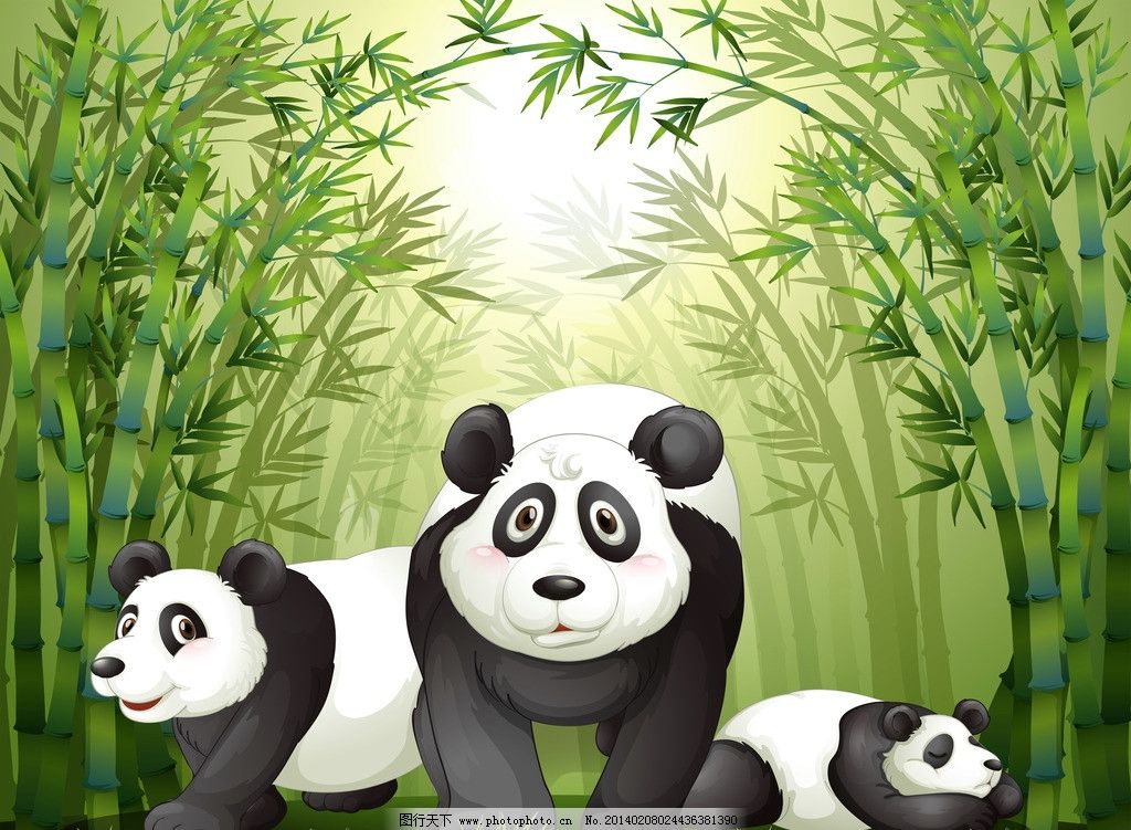 竹子 熊猫-熊猫竹子图片