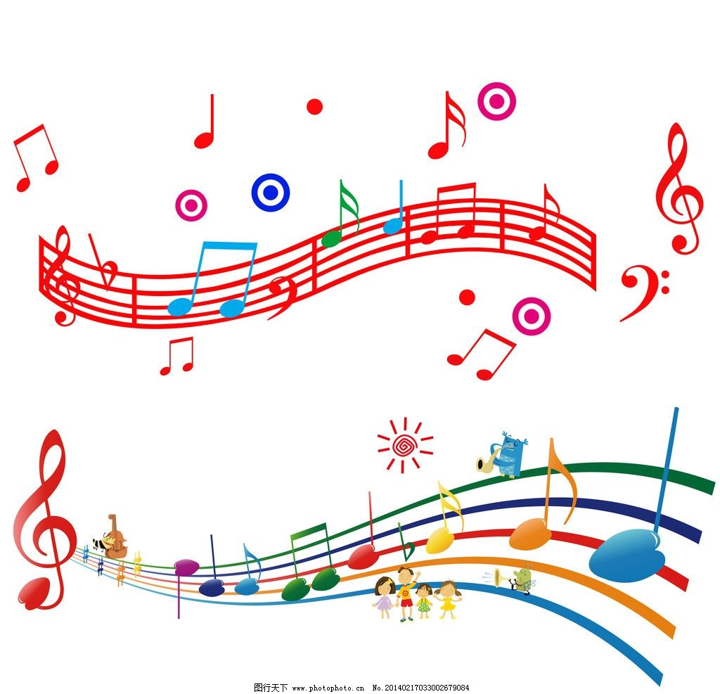 五线谱模板下载 音乐符号_曲谱分享