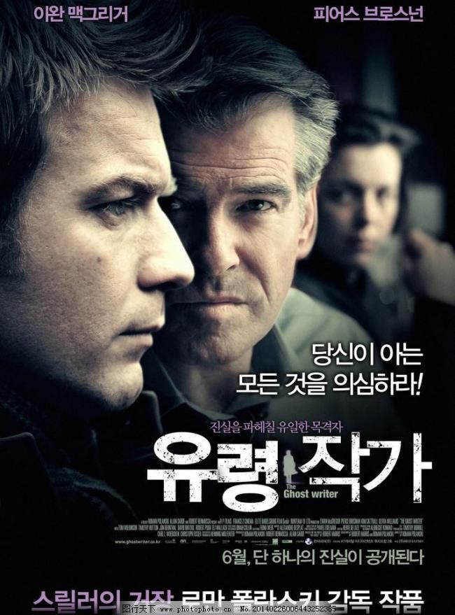 电影海报 影子写手 the ghost writer图片