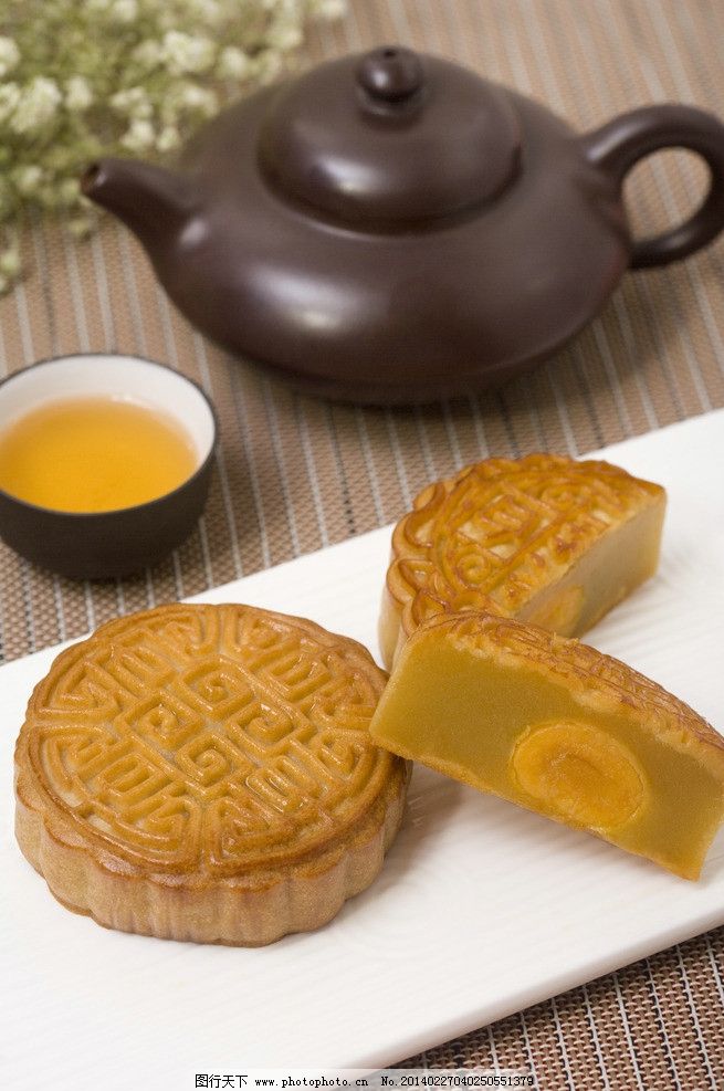 月饼 中秋 中秋节 过节 传统 食物 传统美食 餐饮美食 摄影