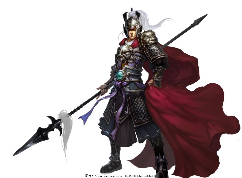 帅气动漫武将|武将设计图__动漫人物