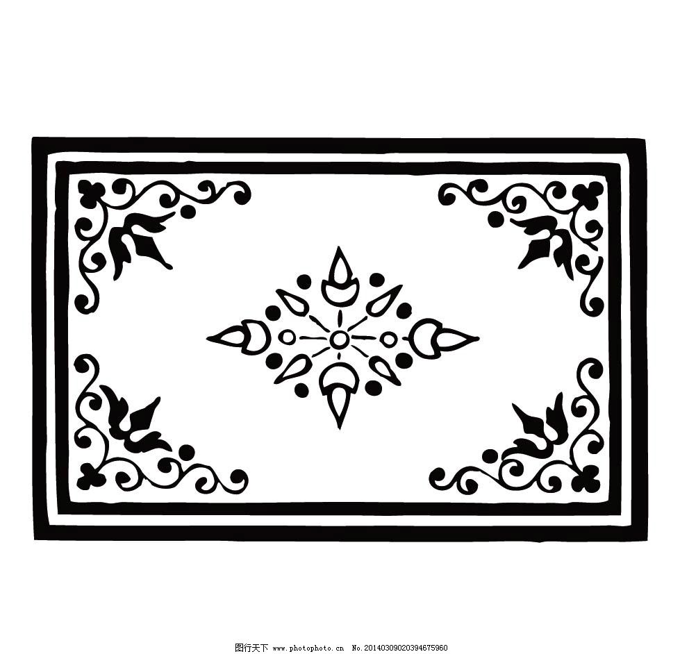 边框 花纹 黑色 线条 方框 圆形边框 方形边框 花边 边纹 纹理 红色