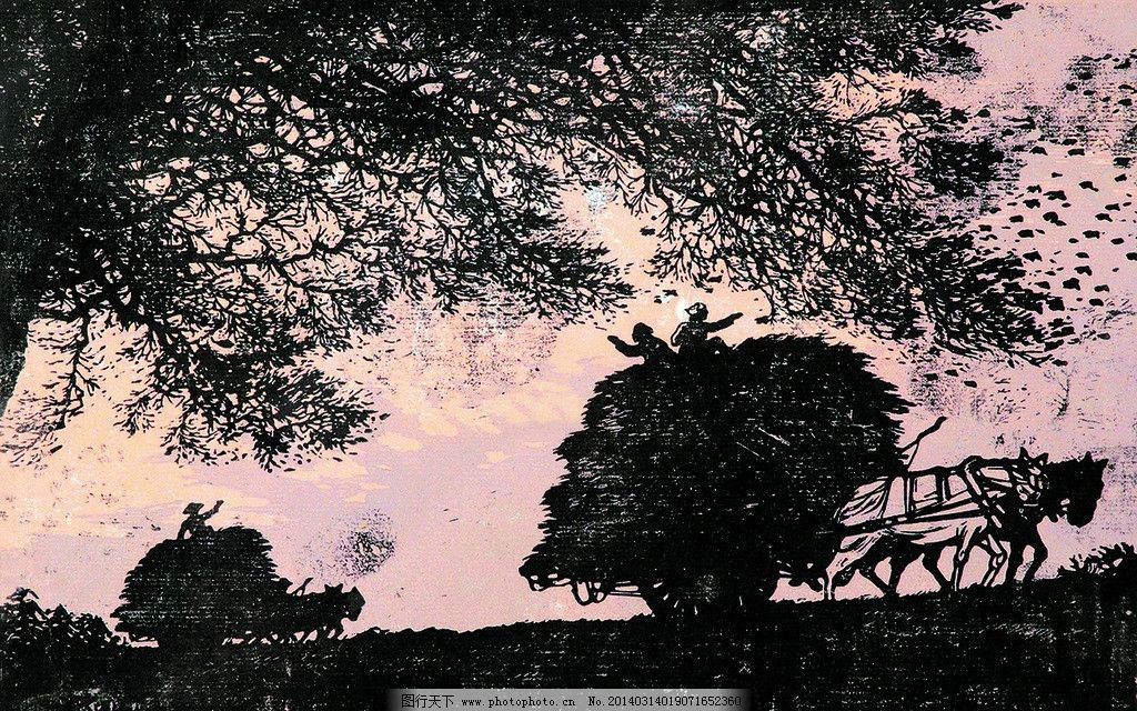 晚归 版画 高清照片_版画素材高清图_财神爷版画高清-行业新闻