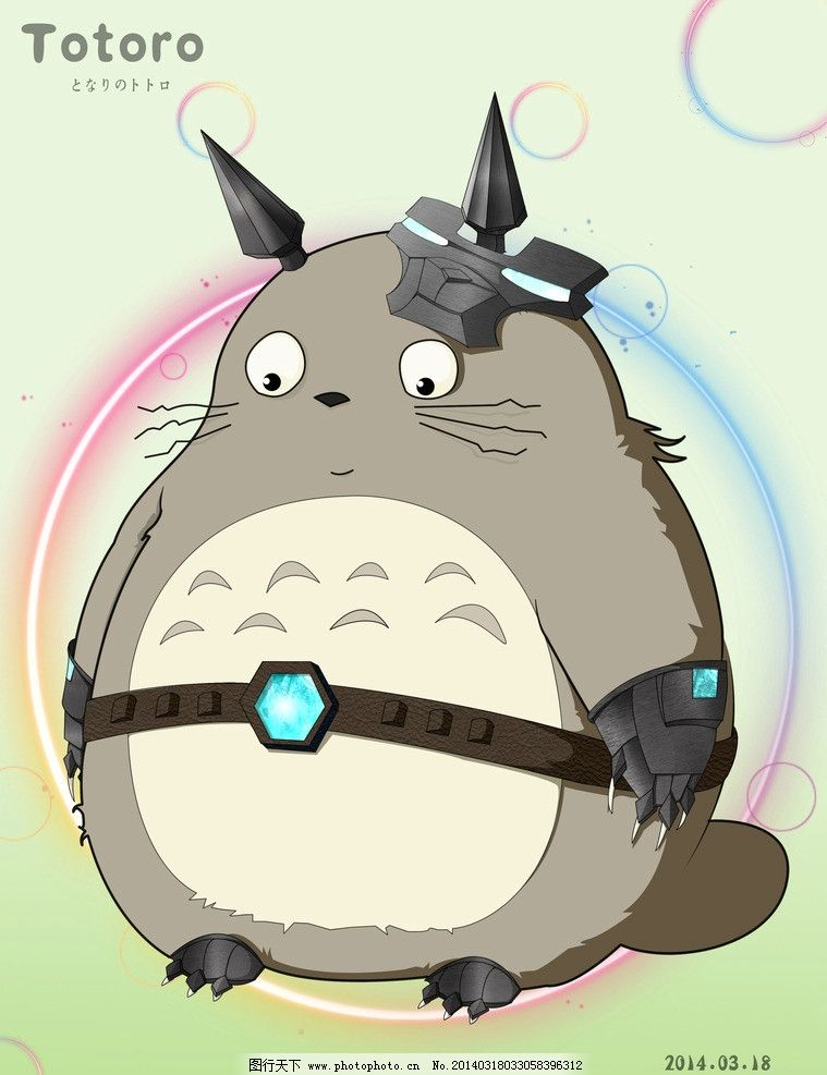 龙猫英语电影手抄报