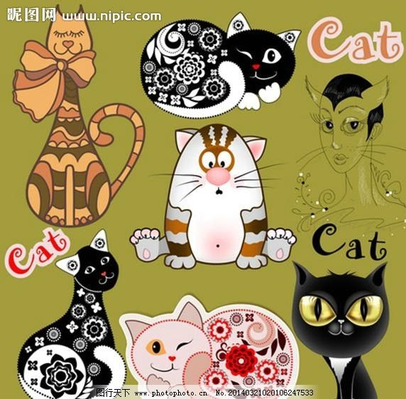 小猫猫咪宠物CAT 小猫 猫咪 宠物 宠物猫 cat kitty 可爱小猫 小猫设计 动物 宠物设计 时尚背景 绚丽背景 背景素材 背景图案 矢量背景 背景设计 抽象背景 抽象设计 卡通背景 矢量设计 卡通设计 艺术设计 广告设计 矢量 EPS