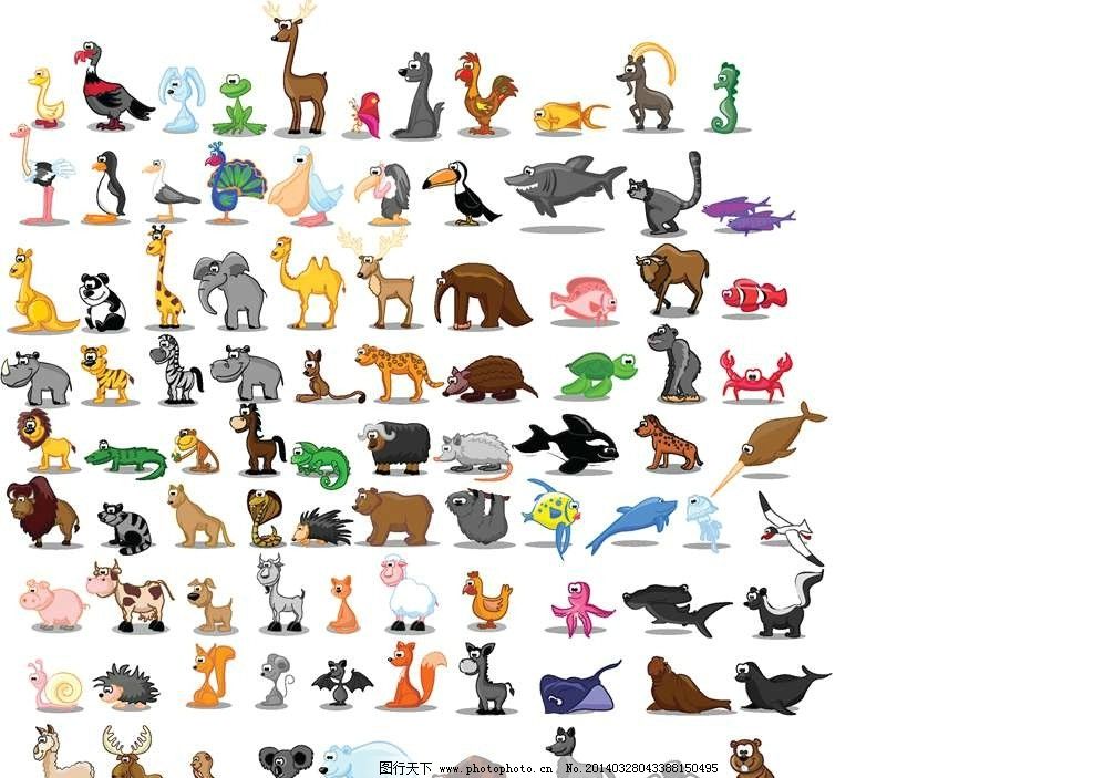 卡通动物设计动画动物 卡通动物 动画动物 动画设计 动物设计 时尚背景 绚丽背景 背景素材 背景图案 矢量背景 背景设计 抽象背景 抽象设计 卡通背景 矢量设计 卡通设计 艺术设计 广告设计 矢量 EPS