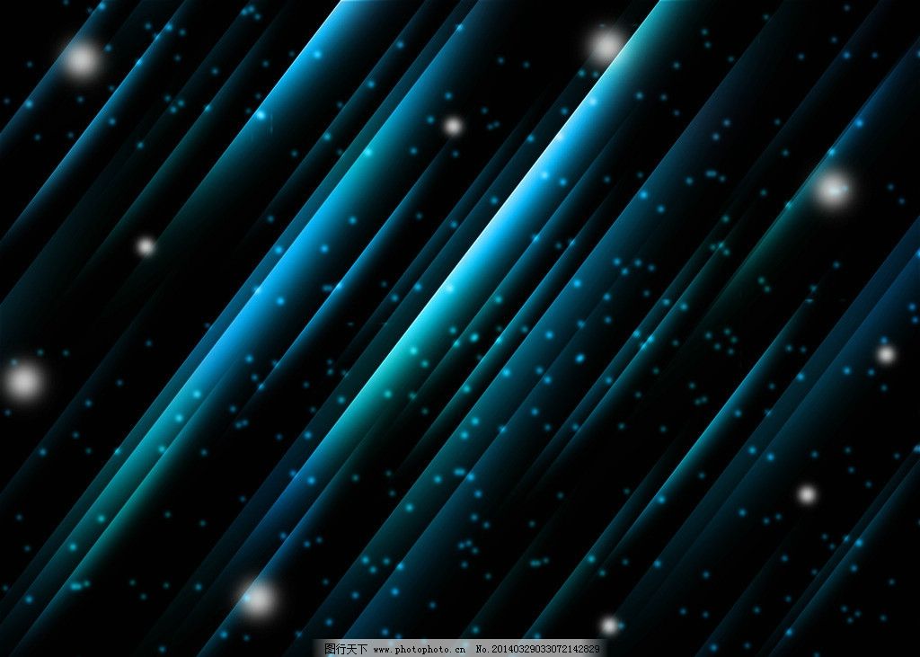 星空 蓝色 星星 流星 星光 psd分层素材 源文件 200dpi psd图片