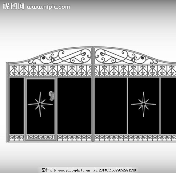 铁大门图片 其他 环境设计 图行天下素材网
