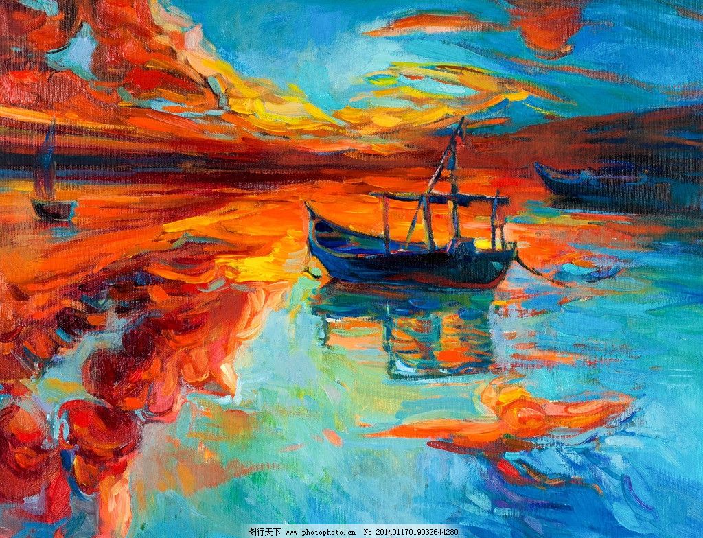 抽象派的油画作品欣赏