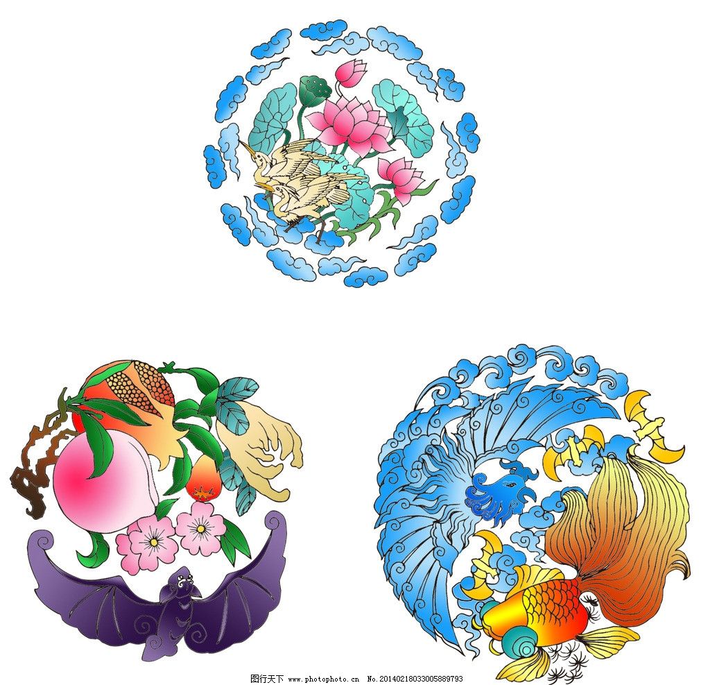 荷花简笔画对称