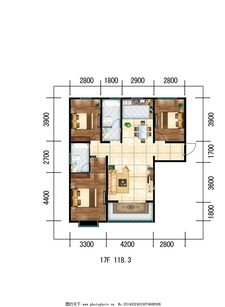 户型图,高层,多层,住宅,房产,房产户型图,PSD分层素材,源文件,300DPI,PSD